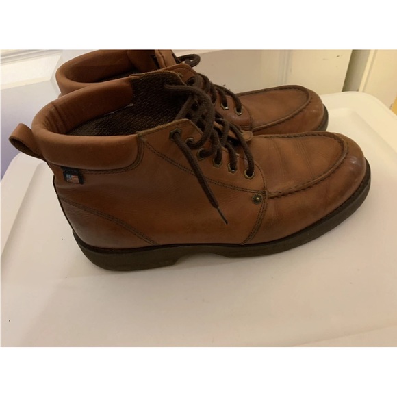 Ralph Lauren Polo Jeans Co. mens 12 brown Leather‎ Boots perfectly distressed main image 6